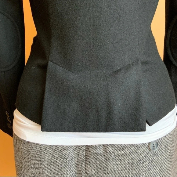 JOE FRESH Black Double Breasted Wool Blazer Size XS - Picture 7 of 16